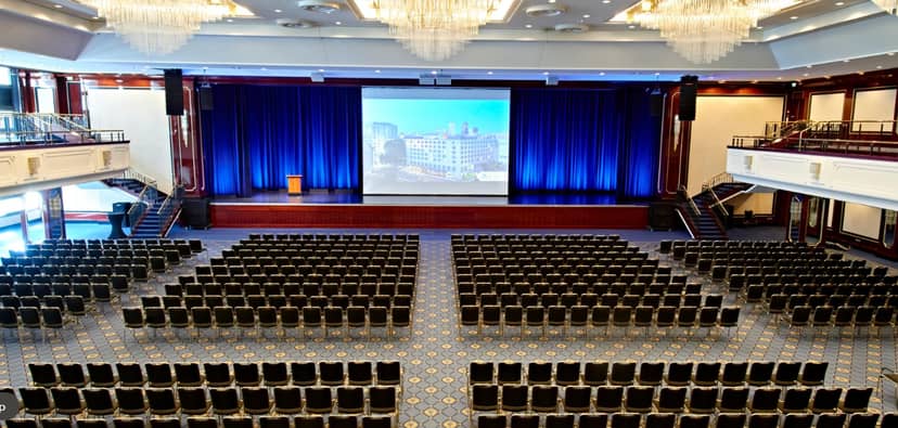 JW Marriott Berlin conference ballroom stage screen