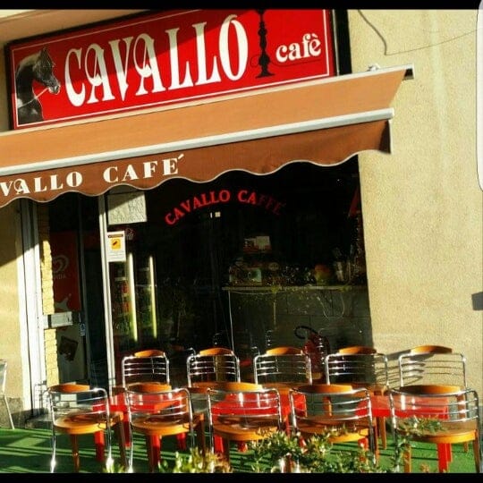 Cavallo Hall European cafe outdoor seating networking