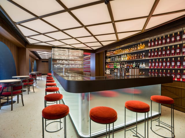 Sala Spiritello bar, cocktail reception, upscale event