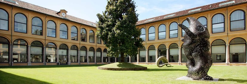 Stelline Fondazione conference courtyard event
