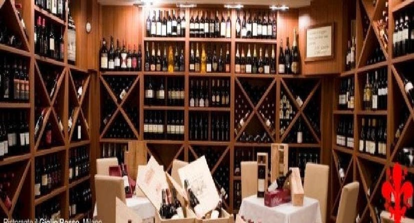 Giglio Rosso wine cellar tasting event