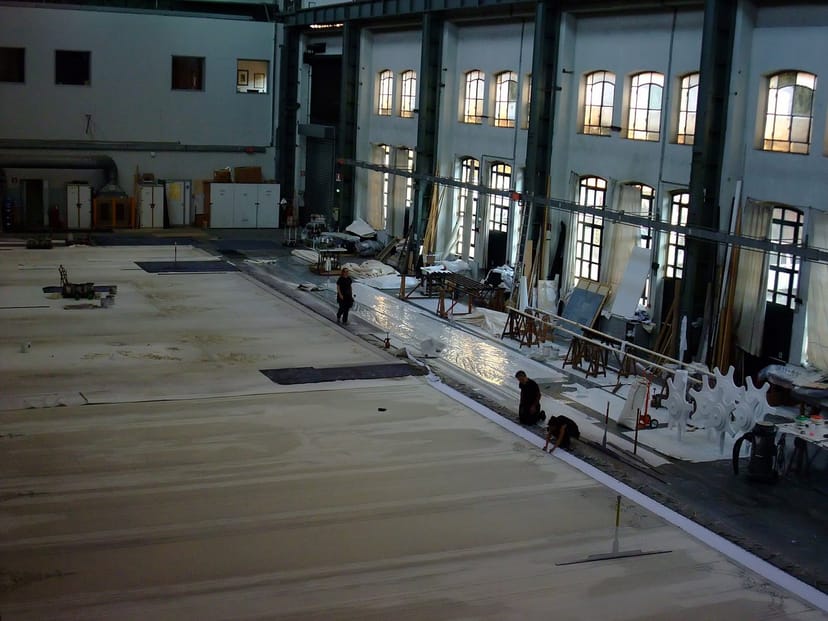 Visconti Pavilion industrial event space, natural light, venue rental