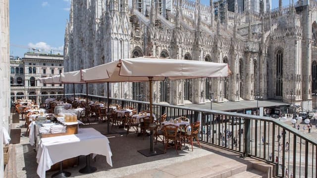 Milan outdoor reception | Ristorante Giacomo