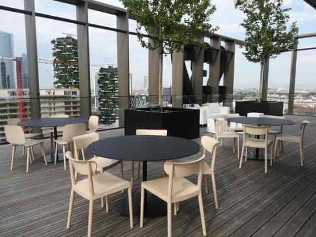 Rooftop venue in the Isola district, Milan
