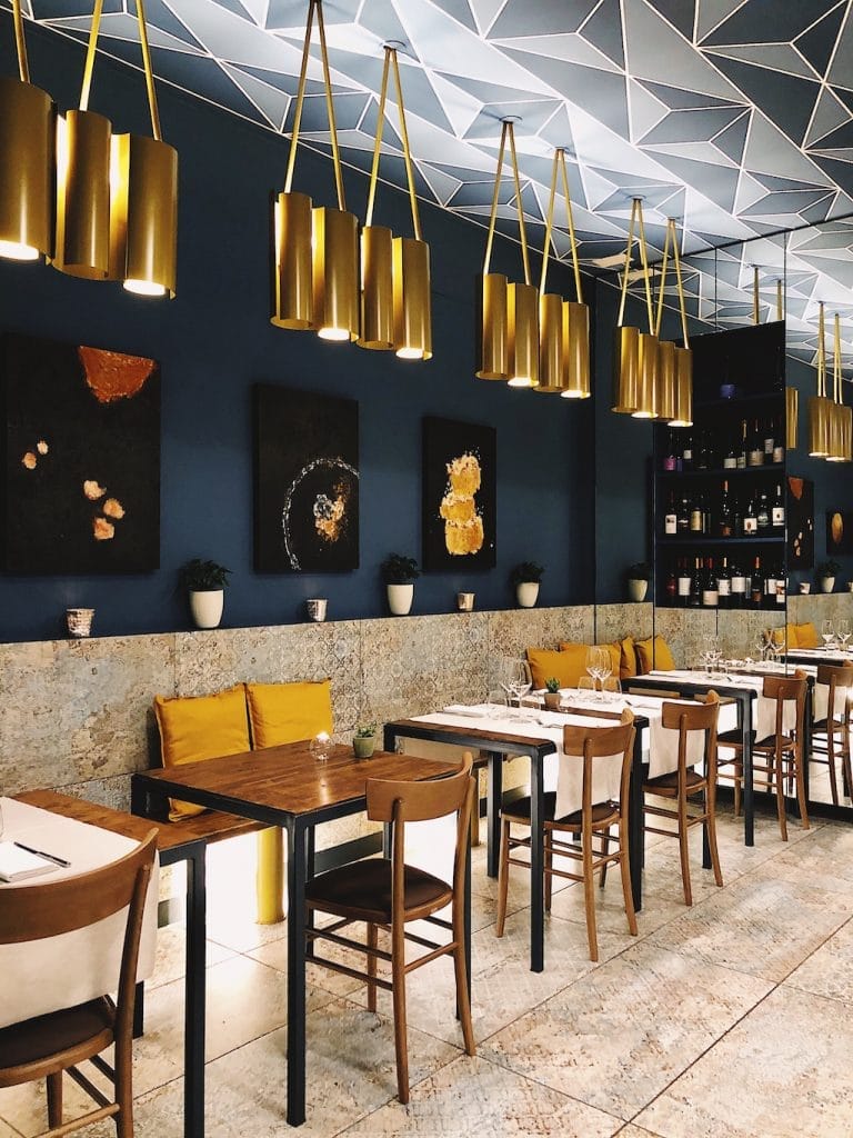 Milano restaurant event chic modern art