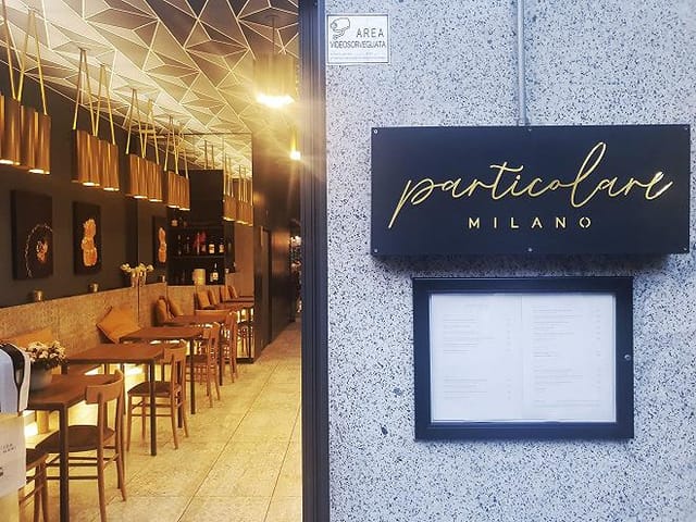 Particolare Milano private dining, elegant event space