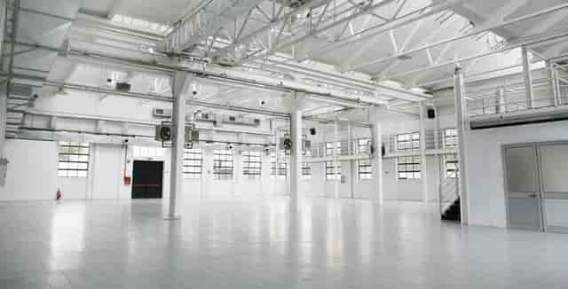 Industrial venue, open space, branding, events