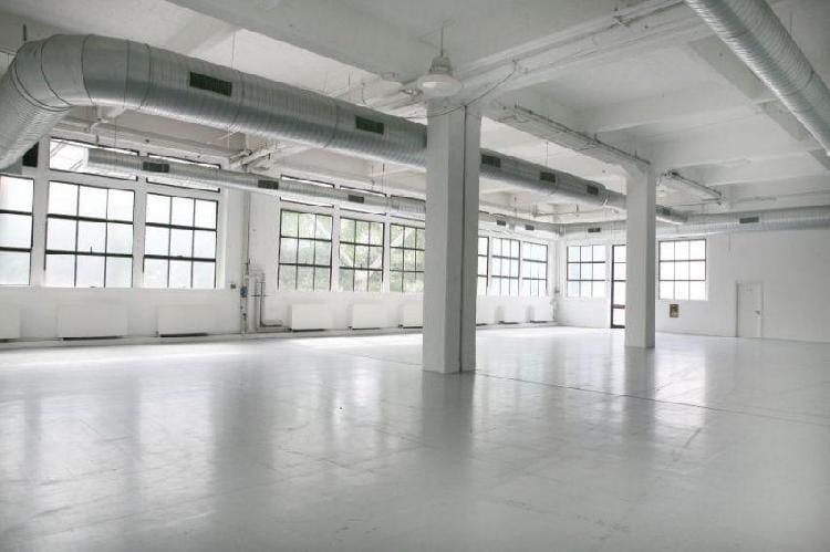 Industrial event space, natural light, venue hire