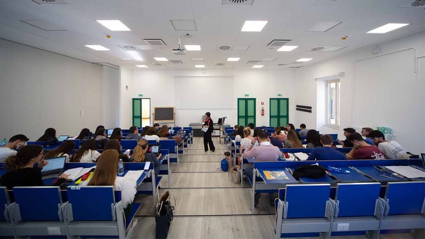 Milan university lecture hall event training