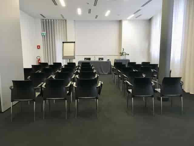 Modern Milan meeting room, conference, training