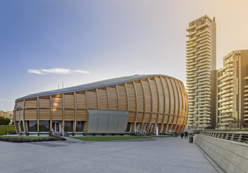 UniCredit Pavilion event, modern venue, urban activation