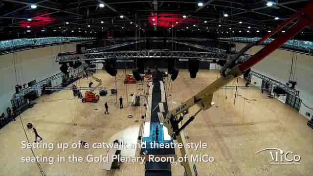 Special riggings and a catwalk in the ...
