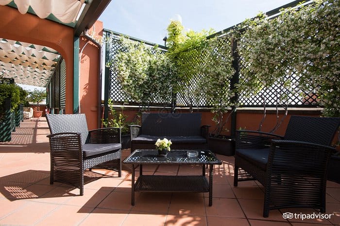 Fiume Hotel rooftop terrace event space