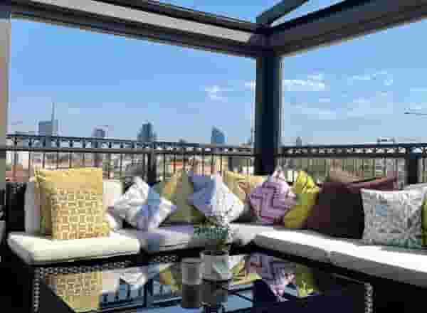 Rooftop lounge