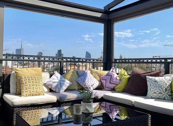 Rooftop lounge