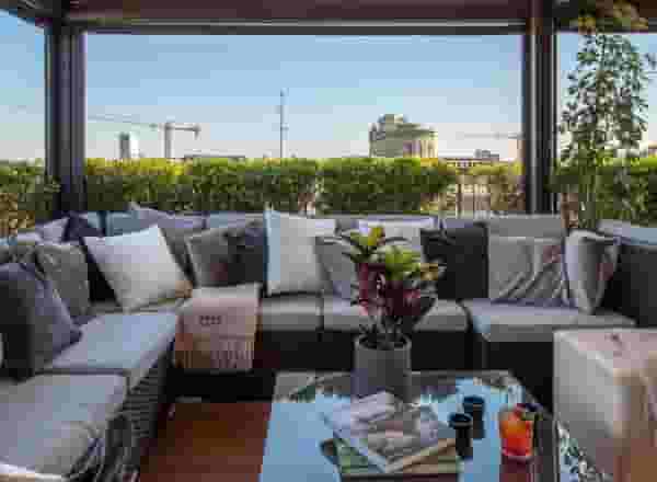 Rooftop lounge