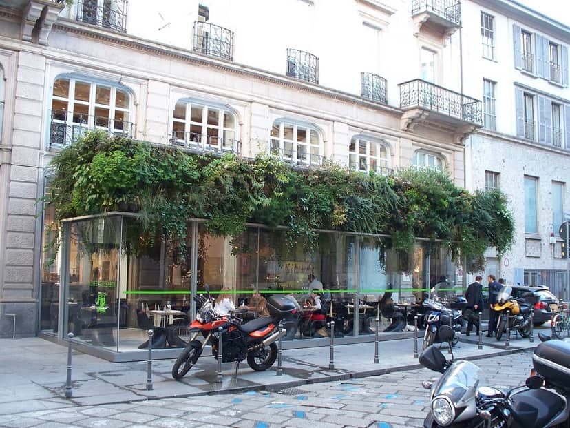 Trussardi Milan vertical garden event venue