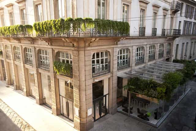 Trussardi Alla Scala cafe, chic urban event space, cocktail reception, brand activation