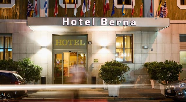 Hotel Berna cocktail bar, event venue, city nightlife