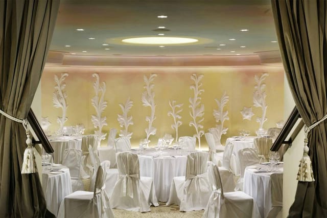 Chateau Monfort ballroom wedding elegant venue