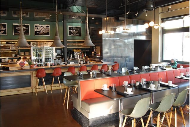 24 Diner, contemporary restaurant bar, corporate event