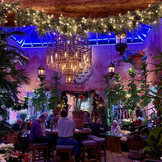 Fonda San Miguel tropical event, cocktail reception, themed party