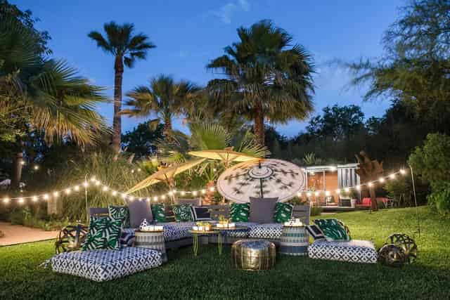 Outdoor courtyard