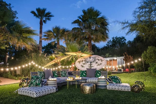 Outdoor courtyard