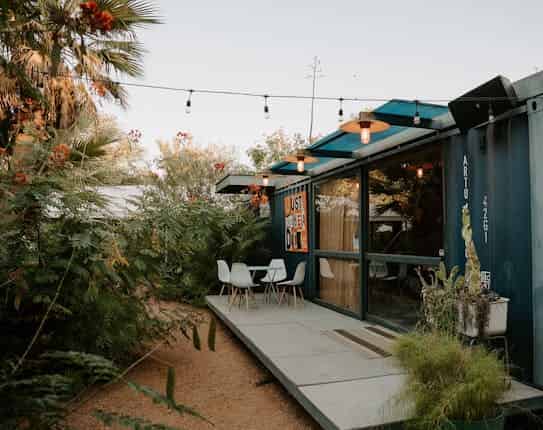 Outdoor courtyard