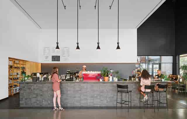 Medici Roasting cafe, natural light, business meeting, networking event
