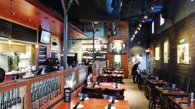 Max's Wine Dive bar, industrial chic event space, wine tasting