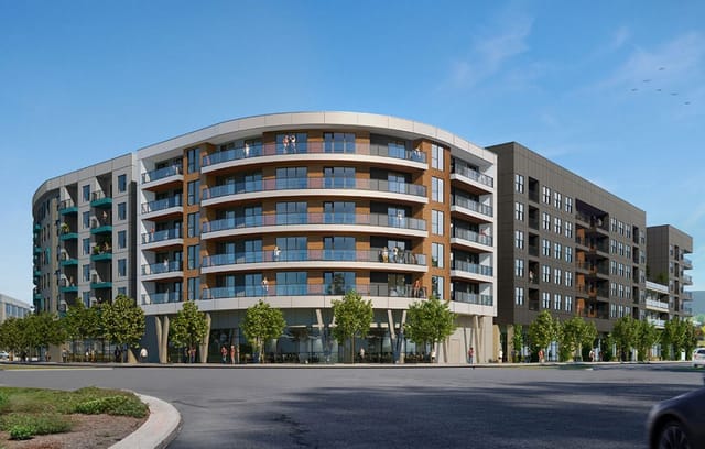 Parkside mixed-use development, retail, conference venue