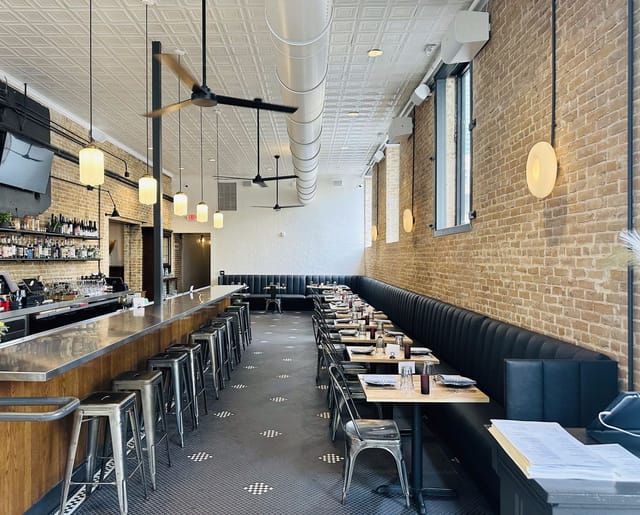 Parkside Projects steakhouse event bar brick venue