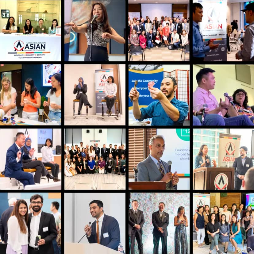 Asian Chamber business expo, networking event, Austin