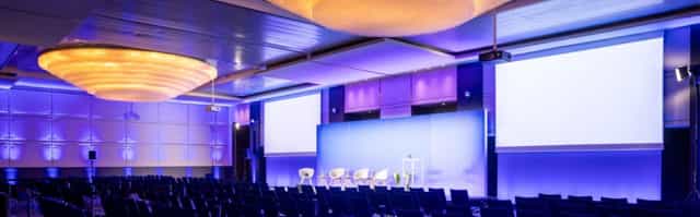 Modern ballroom, Crowne Plaza, conference, product launch