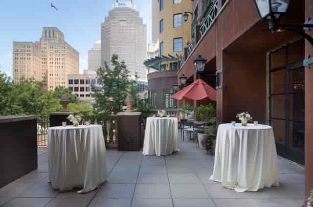 Hotel Valencia Rotunda cocktail reception city view