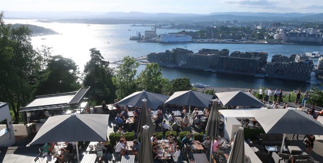 Ekebergrestauranten outdoor event venue, waterfront, cocktail reception