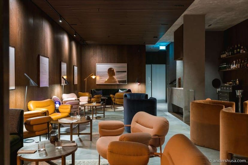 Maaemo Private Dining: Wood lounge, networking, VIP events