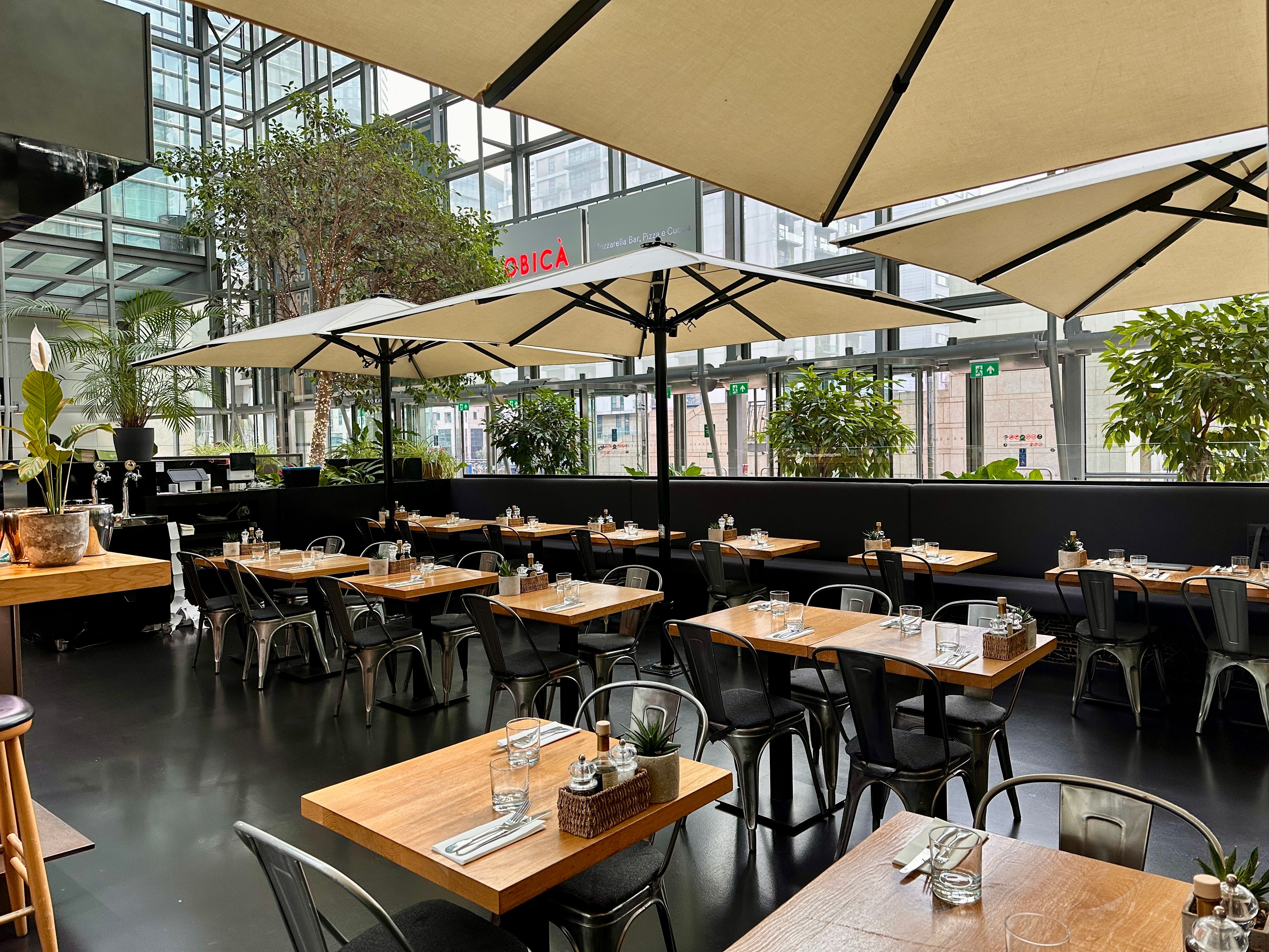 Obicà Canary Wharf venue hire, modern, corporate events - Banner