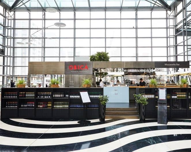 Obica Canary Wharf venue hire, bar, modern event