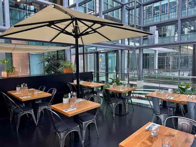 Obica Canary Wharf venue hire, outdoor event, flexible seating