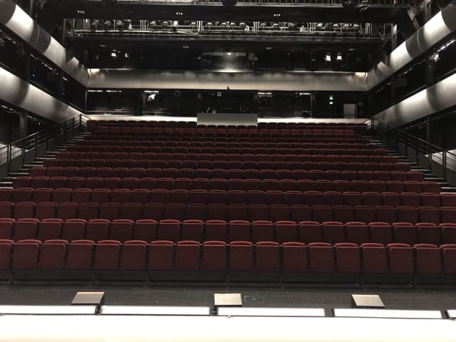 Norwegian Opera tiered seating, event venue stage