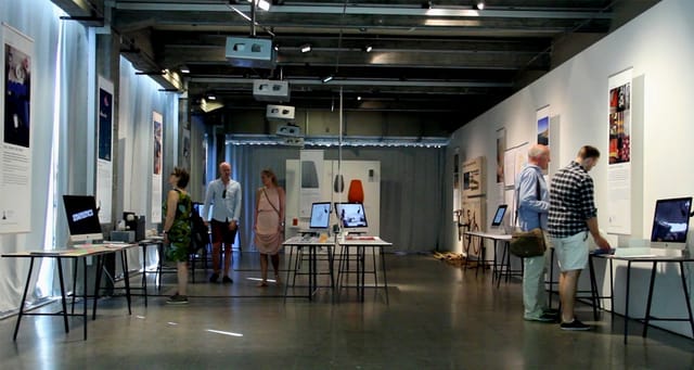 Oslo architecture exhibition launch space
