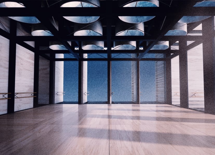 Oslo Architecture school, blank canvas, modern design, event space