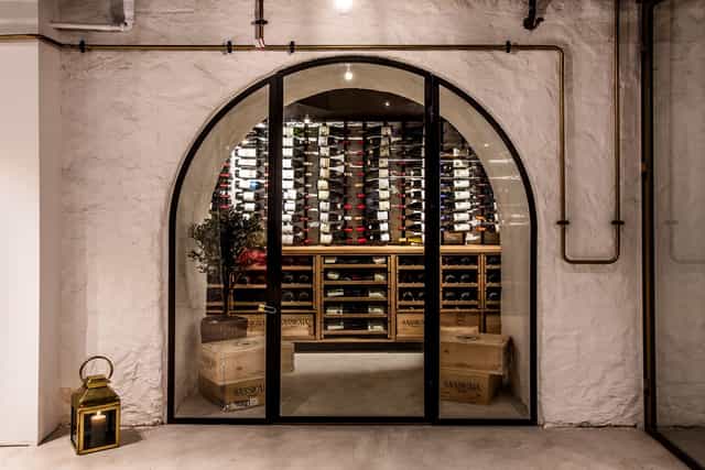 Grand Cafe wine cellar tasting event