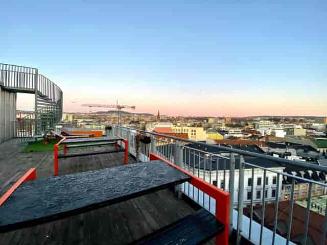 Oslo rooftop bar city view networking event