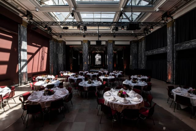 Sentralen performance hall, natural light, event venue, Oslo conference