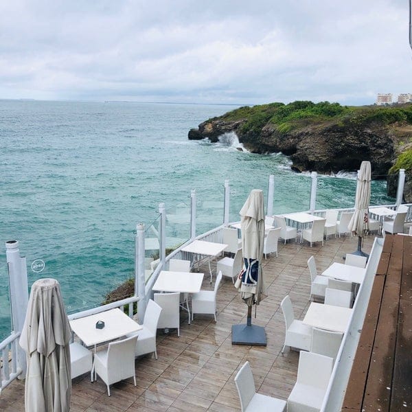Sea Cliff Hotel outdoor dining, ocean view, event venue