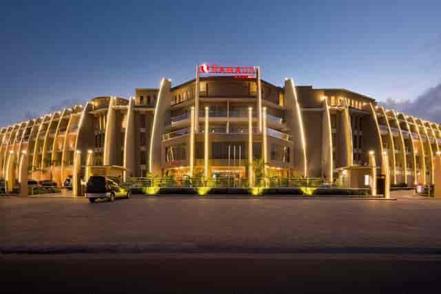 Ramada resort Dar es Salaam event venue, modern beachfront architecture