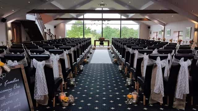 Fisherman's Retreat: Elegant ceremony room, wedding, corporate event